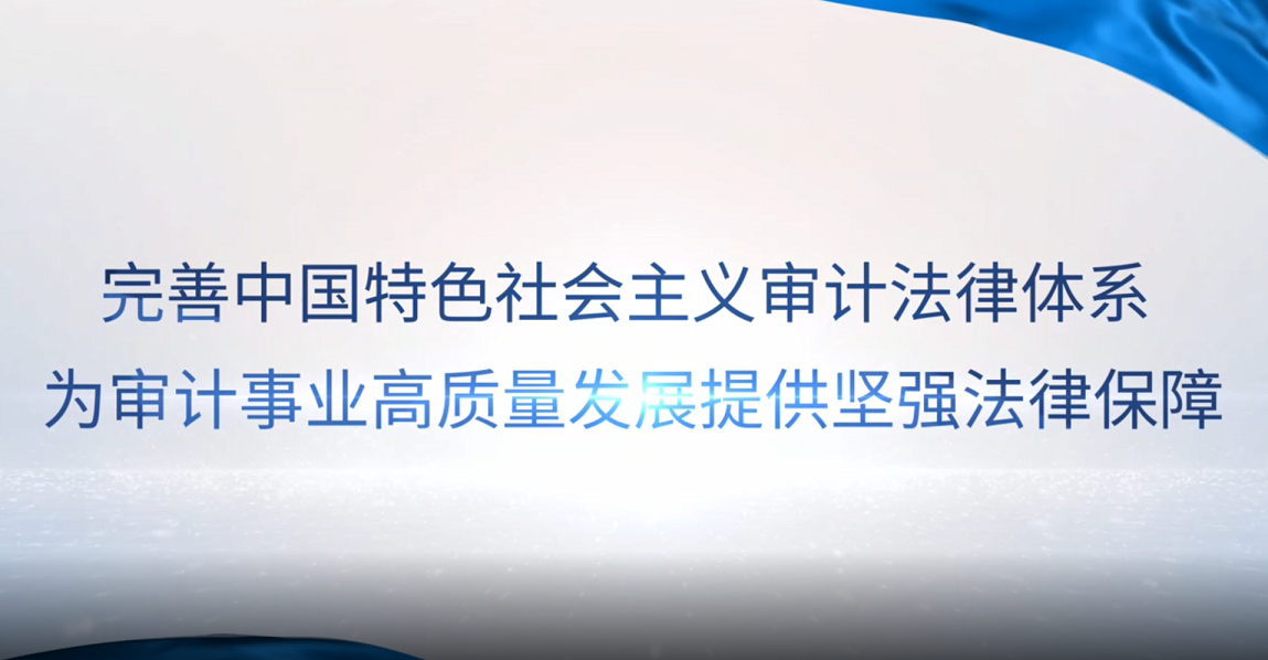 [專家談審計(jì)法]彭新林：完善中國特色社會(huì)主義審計(jì)法律體系，為審計(jì)事業(yè)高質(zhì)量發(fā)展提供堅(jiān)強(qiáng)法律保障